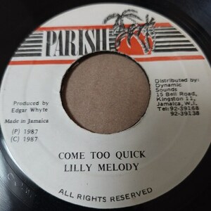 ★高速Heavenlessオケ①★ Lilly Melody - Come To Quick // Parish 7inch / Dancehall Classic