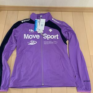 送料無料 未使用 デサント DESCENTE ムーブスポーツ Move Sport ドライトランスファー ジャケット レディース M サイズ パープル ジャージ