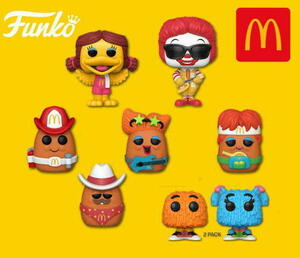 ★マクドナルド フィギュア 7p セット McDonalds FUNKO POP 新品 ロナルド,バーディー,ナゲット