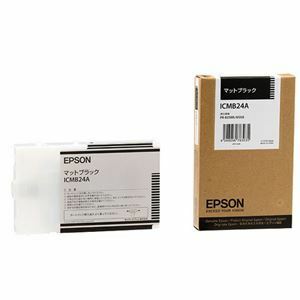 【新品】(まとめ) エプソン EPSON PX-P／K3インクカートリッジ マットブラック 110ml ICMB24A 1個 【×10セット】