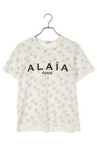 アライア ALAIA OC9U000RT193 サイズ:XL ロゴフラワープリントTシャツ 中古 BS99
