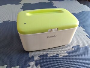 Combi コンビ おしりふき温め器 クイックウォーマー コンパクト ミルキーグリーン 上からあたためるトップウォーマーシステム