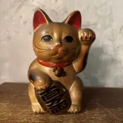 びっくりお値下げ❣️いい味ですぎのアンティーク招き猫