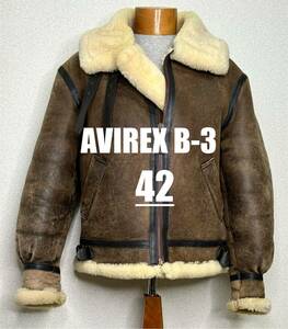 訳あり品【42】AVIREX B-3米国製◇TOPGUN アヴィレックス gpz アビレックス　ハーレー