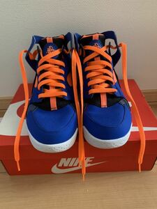 ナイキNIKE AIR FLIGHT HUARACHE (GAME ROYAL/TOTAL ORANGE-BLACK-WHITE) (エア フライト ハラチオレンジ黒白 サイズ(cm):US 9(27.0cm)