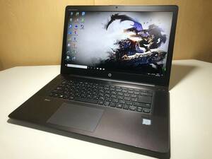 美品 HP ZBook Studio G3 Core i7-6700HQ 2.6GHz/メモリ 32GB/SSD256 win10 15.6インチ薄型WS FHD NVIDIA Quadro M1000M Office2016