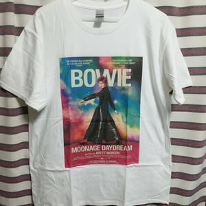 David Bowie / デヴィッドボウイ 映画『Moonage Daydream』バンドTシャツ【Lサイズ】デビット　BIGプリントTシャツ★送料無料☆彡新品