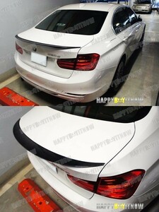 艶あり黒！ BMW 3シリーズ F30 セダン リア トランクスポイラー 限定色塗装 Xタイプ 2012+ TS-51533