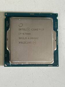 intel CORE i7-6700K SR2L0 4.00GHZ CPU 動作未確認