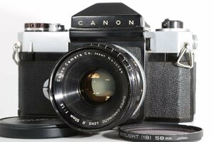 良品 レア Canon Flex Canonflex Super Canomatic R 50mm f1.8 標準 単焦点 プライム マニュアル オールドレンズ