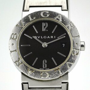 1円スタート 【中古/電池交換済】BVLGARI (ブルガリ) ブルガリブルガリ BB26SS レディース クオーツ（K-P3361）