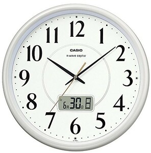 CASIO(カシオ) 掛け時計 電波 アナログ ウェーブセプター カレンダー 表示