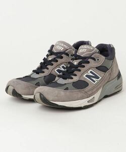 「New Balance」 ローカットスニーカー 8 グレー メンズ