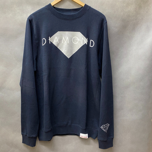 送料無料【M】Diamond Supply Co. 正規品 トレーナー crewneck ダイヤモンドサプライ HIPHOP ピスタグ付き シンプルデザイン