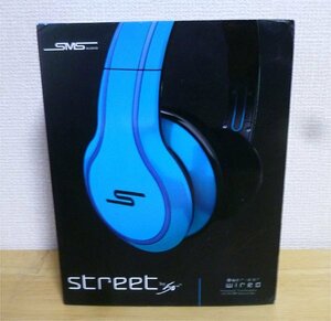 ★訳あり★SMS Audio STREET by 50 Cent BLUE ヘッドホン 限定モデル★送料無料★