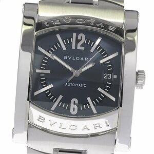 ブルガリ BVLGARI AA48S アショーマ デイト 自動巻き メンズ 美品 _803583