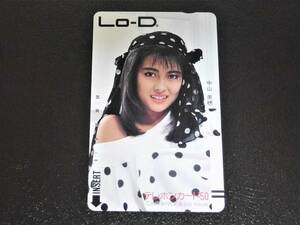 ◆m20◆中山美穂 テレカ/テレフォンカード 50度数 Lo-D　110-20100　アイドル コレクション レトロ 定形郵便84円発送可◆未使用 保管品 *68