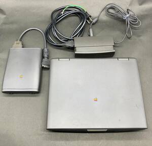 o47832 Macintosh Powerbook 2400c ノートパソコン PC 動作未確認 ジャンク AC/フロッピーディスクドライブ Apple ラップトップ 中古