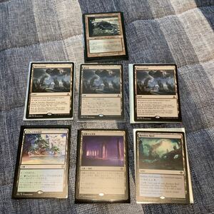 人気★MTG 土地 安価優良カード7枚セットまとめ売り