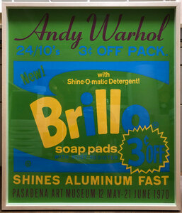 アンディー・ウォーホル／ANDY WARHOL “ブリロ／BRILLO SOAP PADS” オリジナル・シルクスクリーン・プリント R-176