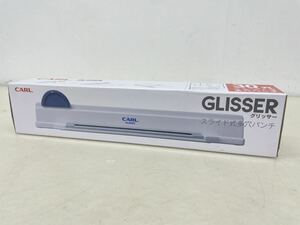 【未使用】CARL カール GLISSER グリッサー SP-30N ルーズリーフパンチ A4/30穴 バインダー用 スライド式 多穴パンチ