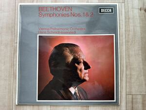 DECCA　SXL6437　イッセルシュテット/VPO　ベートーヴェン交響曲１番・２番　ED3　WIDE BAND　溝なし　MADE IN ENGLAND