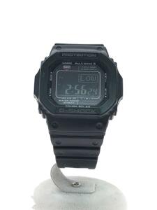 CASIO◆ソーラー腕時計_G-SHOCK/デジタル/ラバー/BLK/BLK