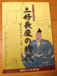 図録 三好長慶の時代 織田信長芥川入城の以前以後 高槻市立しろあと歴史館 仁木宏 三好実休 三好義継 松永久秀 高山右近