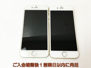 【1円】Apple iPhone 6 A1586 まとめ売り 2台セット 未検品ジャンク アップル アイフォン ゴールド シルバー J05-1006rm/F3