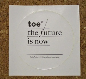 非売品　特典　toe the future is now ep 封入ステッカー MACHU PICCHU INDUSTRIAS マチュピチュ　mouse on the keys　envy ポストロック