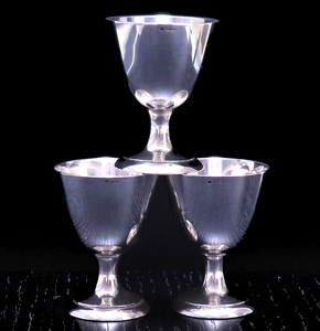 クリストフル (Christofle) 杯 3客セット カップ シルバープレート 純銀P シュガー ポット 貴重 アンティーク b