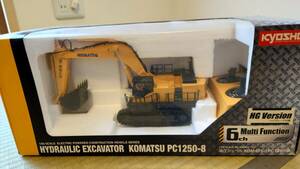 Kyosho　KOMATSU　ユンボ　１/５０ 箱付き中古品建設機械 油圧ショベル KOMATSU PC1250-8（HG）チャンネルB 1/50 完全完成テーブルトップ 