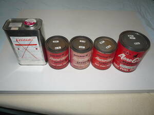 パクトラ・3種類・4缶とシンナー