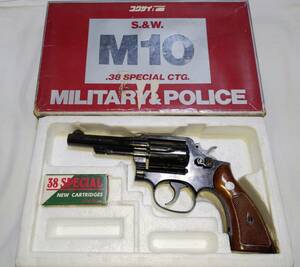 コクサイ S&W M10 ミリタリーポリス　鍍金　樹脂モデル モデルガン　未発火（MGC CMC ハドソン　タナカ　KSC マルシン　wa）　