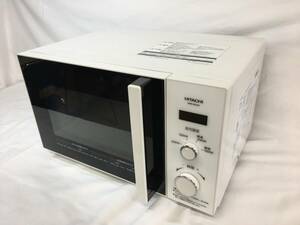 電子レンジ　ターンテーブル　HITACHI　日立　HMR-BK220-Z6　白