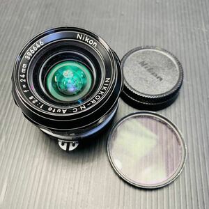 オススメ Nikon ニコン NIKKOR-N.C 1:2.8 f＝24㎜ 動作未確認 レンズ 一眼カメラ 小傷あり 中古品 保管品 コレクション 1円スタート