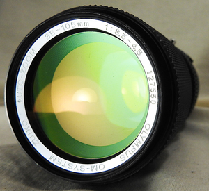 オリンパス製レンズ　ズイコー　35-105mm　ｆ3.5-4.5　ケンコー製テレプラス２ｘ付
