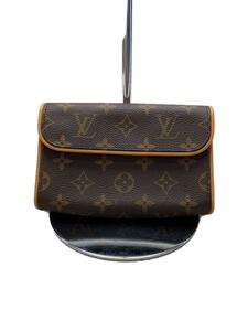 LOUIS VUITTON◆ポシェット・フロランティーヌ_モノグラム・キャンバス_BRW/PVC/BRW