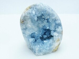 誠安◆天然石最高級品セレスタイト天青石原石[T385-14294]