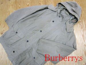 ★バーバリー Burberry★メンズ キルティングライナー付き フーディジップコート★R60414012B