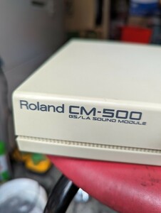 Roland　ローランドサウンドモジュール　CM-500 モデルDM-500N 通電確認　ジャンク