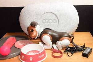 SONY アイボ ERS-1000 チョコエディション 限定モデル ごはんボウル・ボール・首輪付 レア aibo 犬型 ロボット ペット 