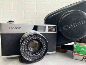 Canon キャノンカメラ [Canonet キャノネット] CANON LENS SE45mm 1:1.9 フィルムカメラ ジャンク扱い フジフィルム付＊長期自宅保管品＊
