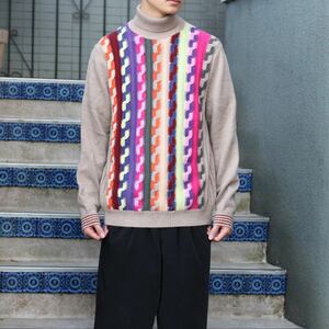malo CASHMERE100% CHUNKY KNIT MADE IN ITALY/マーロカシミヤ100%チャンキーニット②