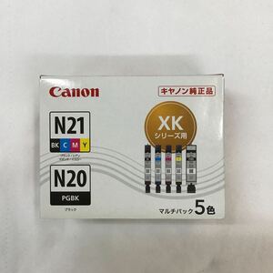 未開封品 Canon キャノン 純正品 XKシリーズ用 N21 BK C M Y / N20 PGBK / マルチパック5色 使用期限2024年10月 