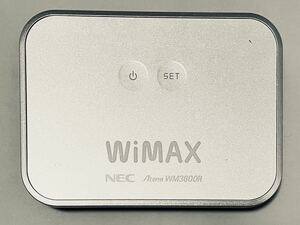 【ジャンク品】モバイルWi-Fiルーター　 NEC PA-WM3600R(AT)B AtermWM3600R WiMAX シルバー