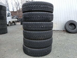 ●5740 ミックス 美品9.5分山～ ブリヂストン エコピア M812 205/85R16 117/115LLT 6本 2023年製