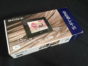 ソニー SONY デジタルフォトフレーム S-Frame DPF-D720 スワロフスキー スワロ ブラック 中古 美品 7型 800×480