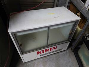 近隣送料無料（条件有）キリン サンデン 冷蔵ショーケース KIRIN MUS-U55XB 105L 幅900×奥行450×高さ800 100V 業務用冷蔵庫 厨房器具