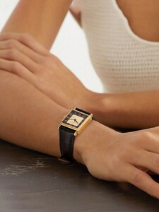 腕時計 レディース クォーツ レディース腕時計 ステンレス スチール製 ビンテージ ローマ数字 ブラックレザーベルト クオーツムー